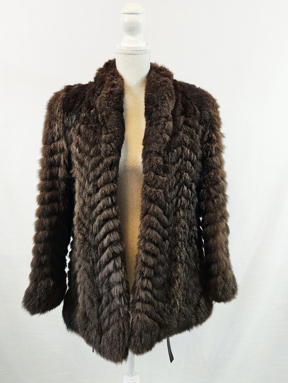 Vintage Levy's Chocolate Brown Fur Coat